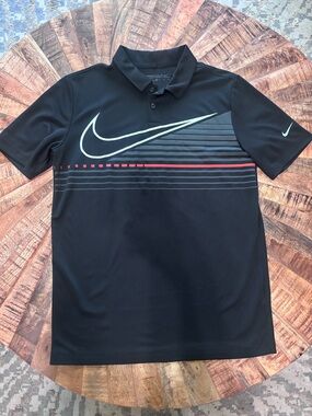 Black Nike Golf Shirt Youth XL
